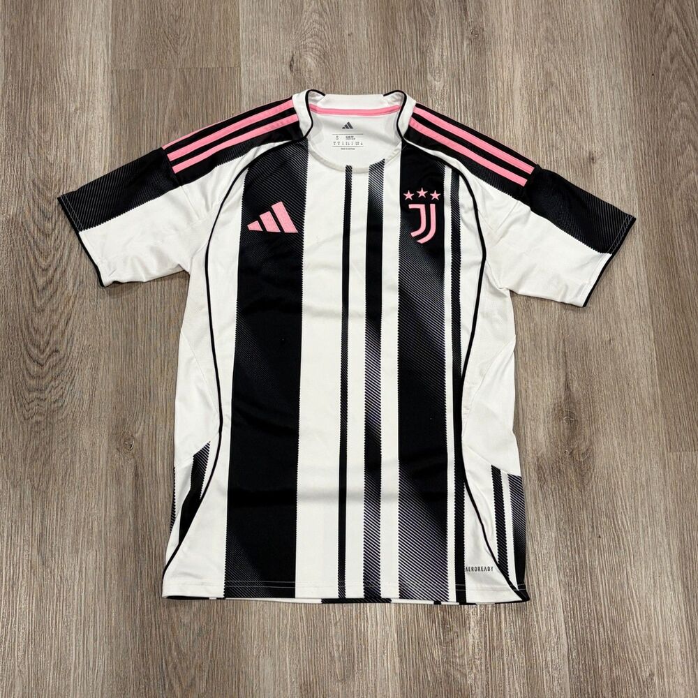 Juventus Adidas AEROREADY 25/26 Official Men's Home White Jersey JJ4320 Size S